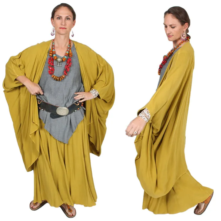 Tienda ho Palms Batwing Coat Moroccan Cotton Sml-8x  