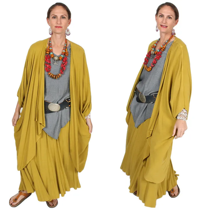 Tienda ho Palms Batwing Coat Moroccan Cotton Sml-8x  