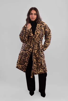 Tiger Wool Oversized Coat - Mitcha Label