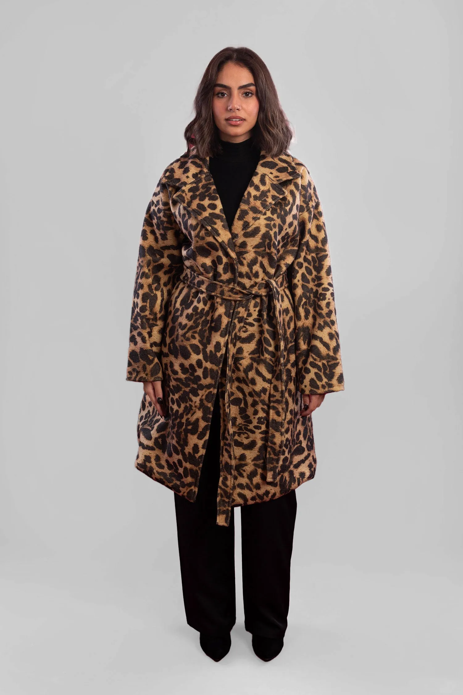 Tiger Wool Oversized Coat - Mitcha Label