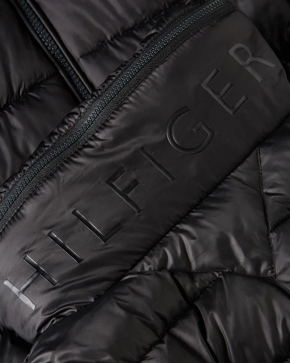 Tommy Hilfiger Padded Global Coat in Black