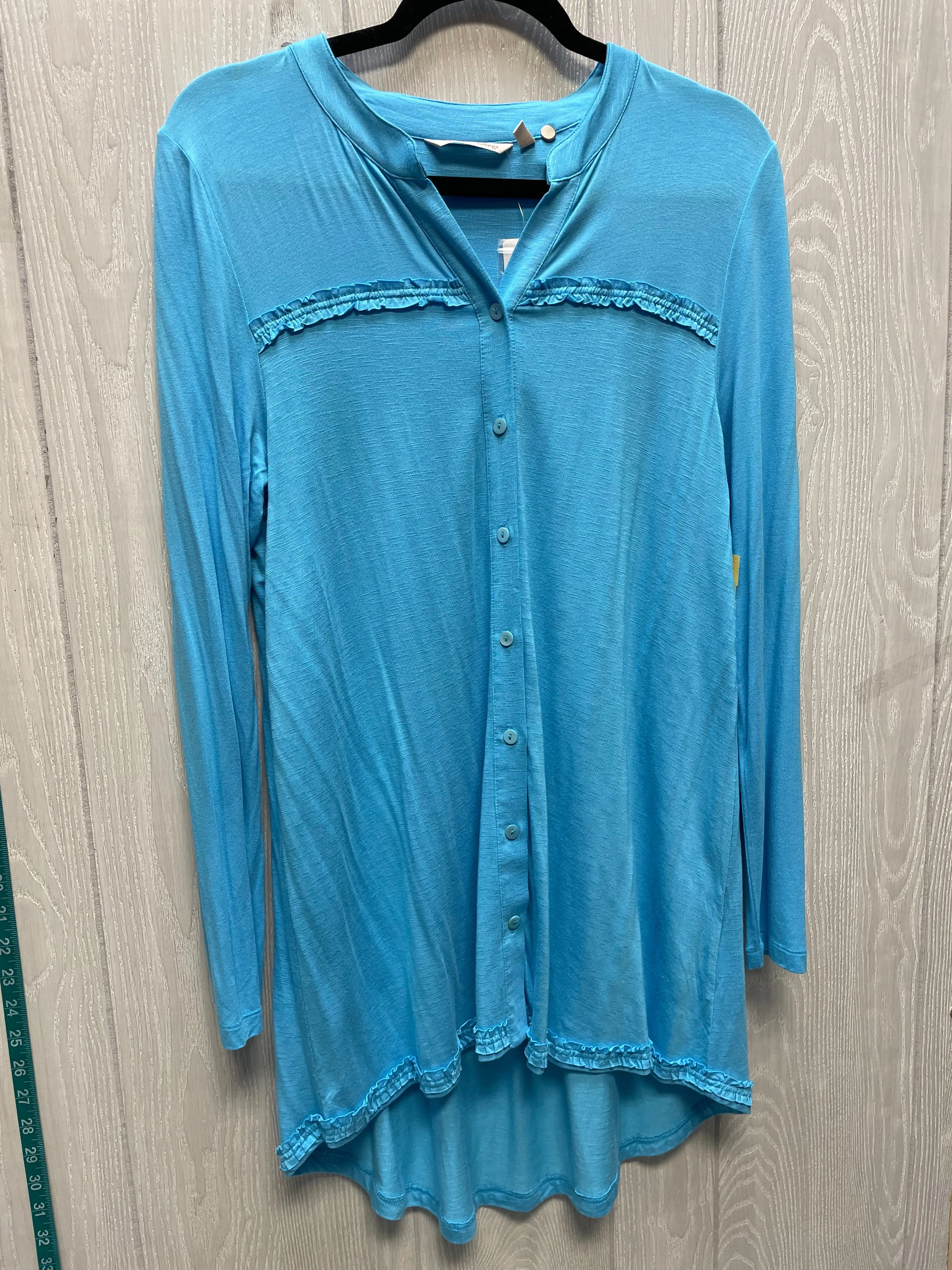 Tunic Ls By Soft Surroundings In Blue, Size:M