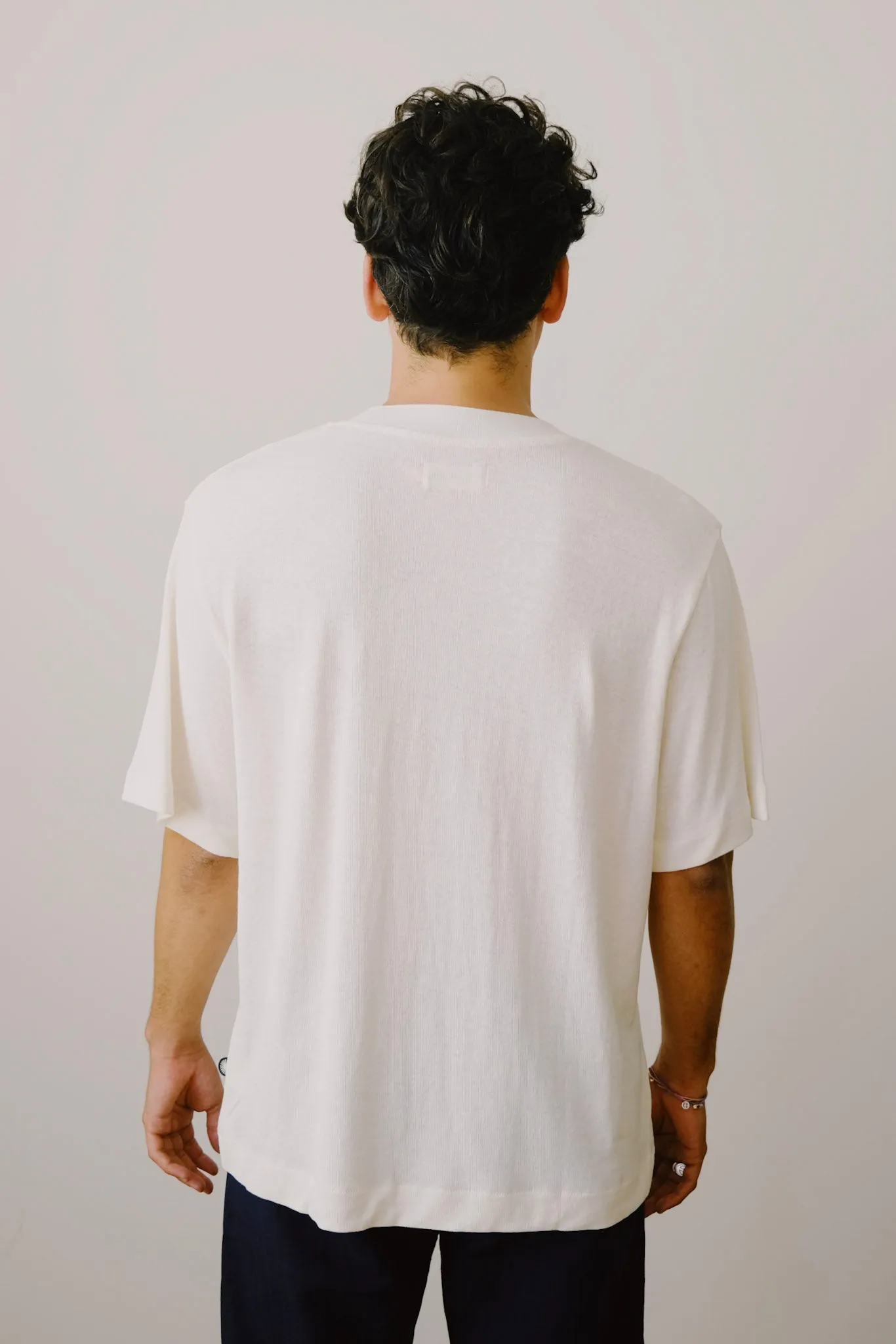 unisex hemp t-shirt - roy - white