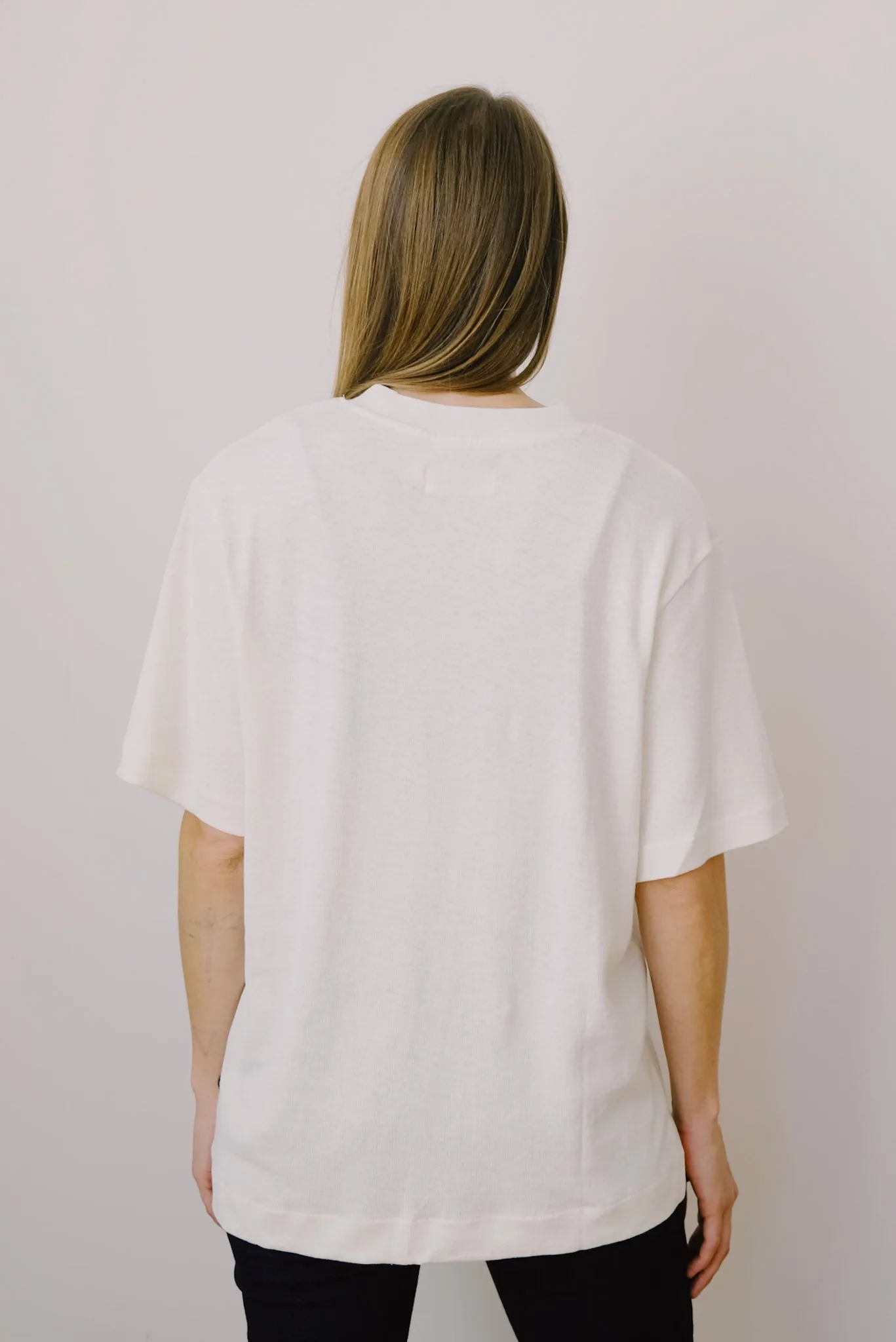 unisex hemp t-shirt - roy - white