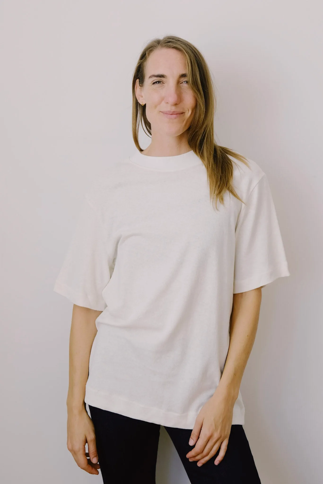 unisex hemp t-shirt - roy - white