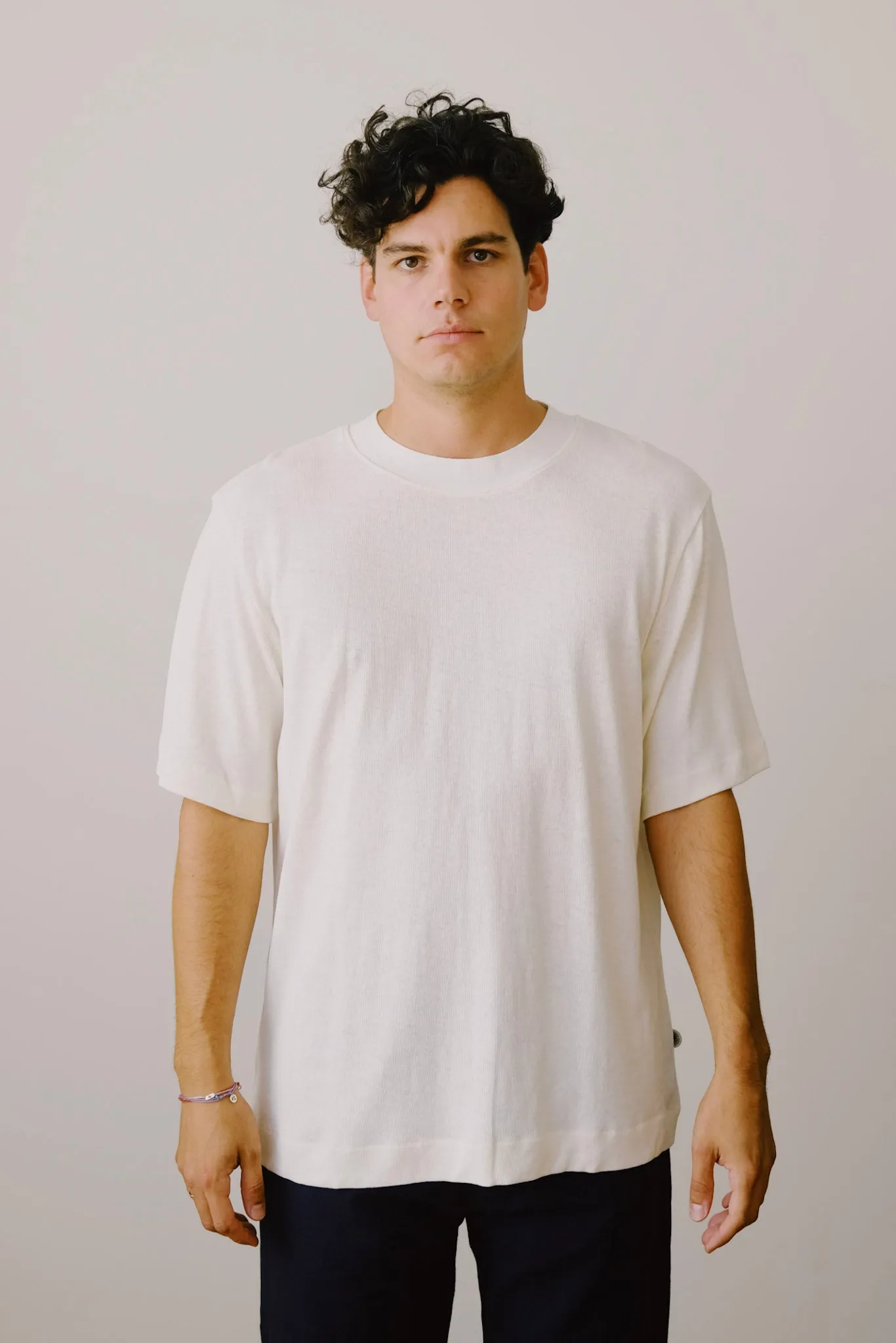 unisex hemp t-shirt - roy - white