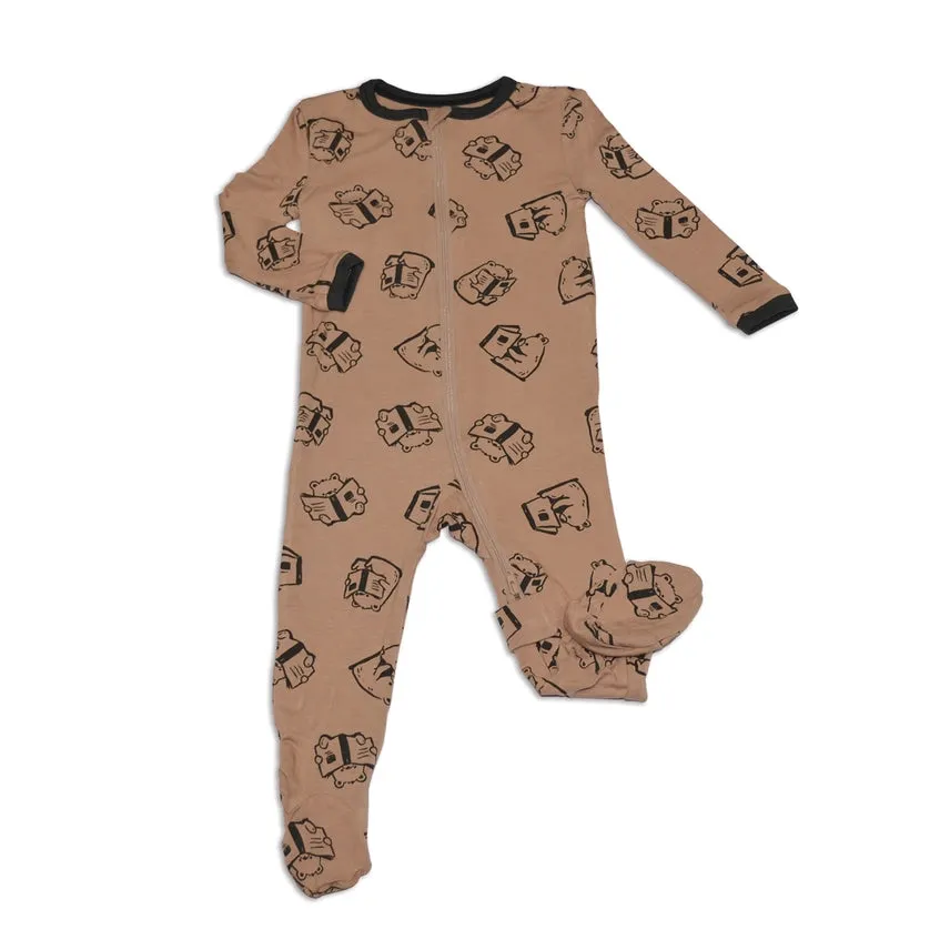 Unisex Story Book Bear Footie