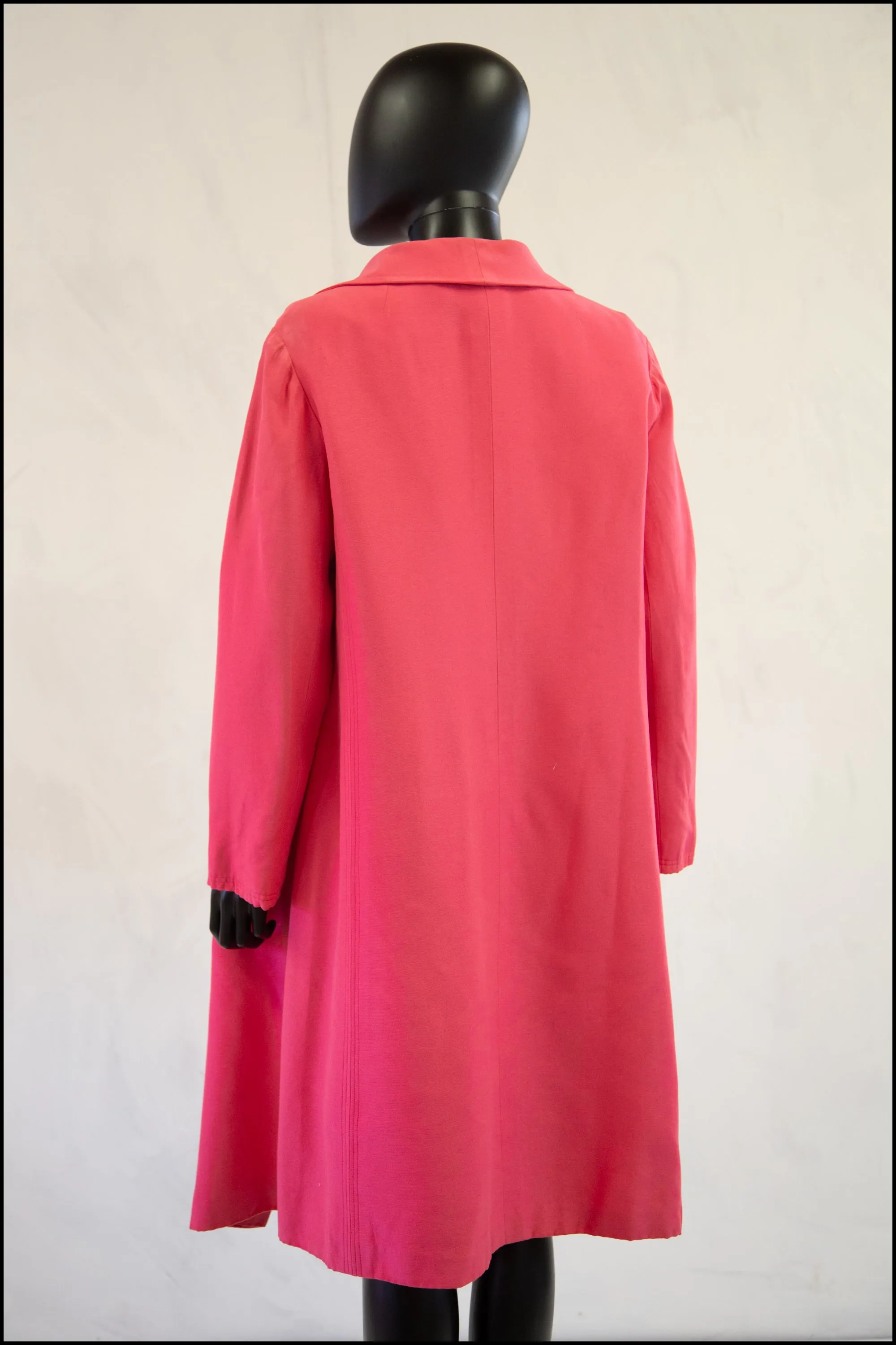 Vintage 1960s Pink Mini Dress Suit