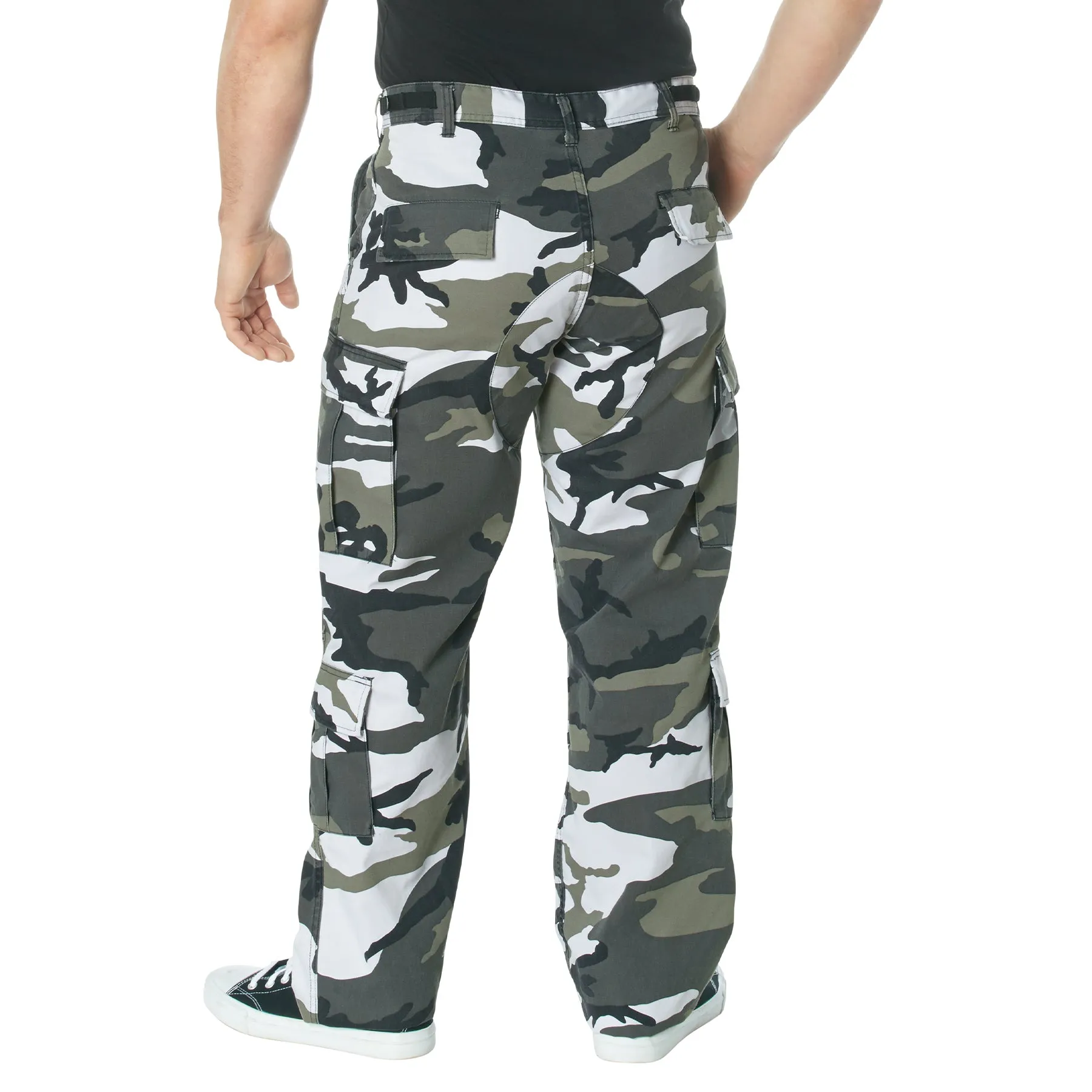 [Vintage Paratrooper] Camo Cargo Fatigue BDU Pants