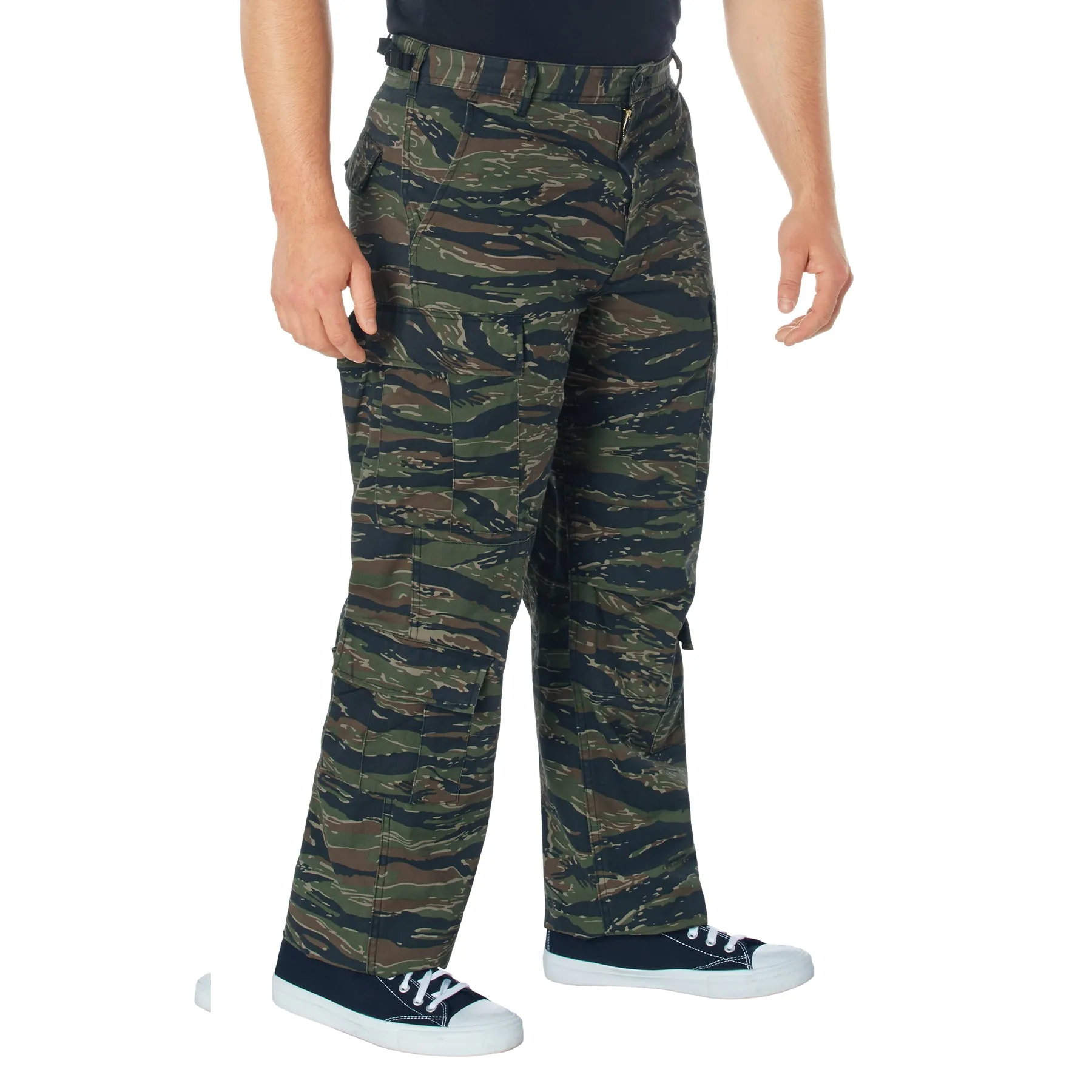 [Vintage Paratrooper] Camo Cargo Fatigue BDU Pants