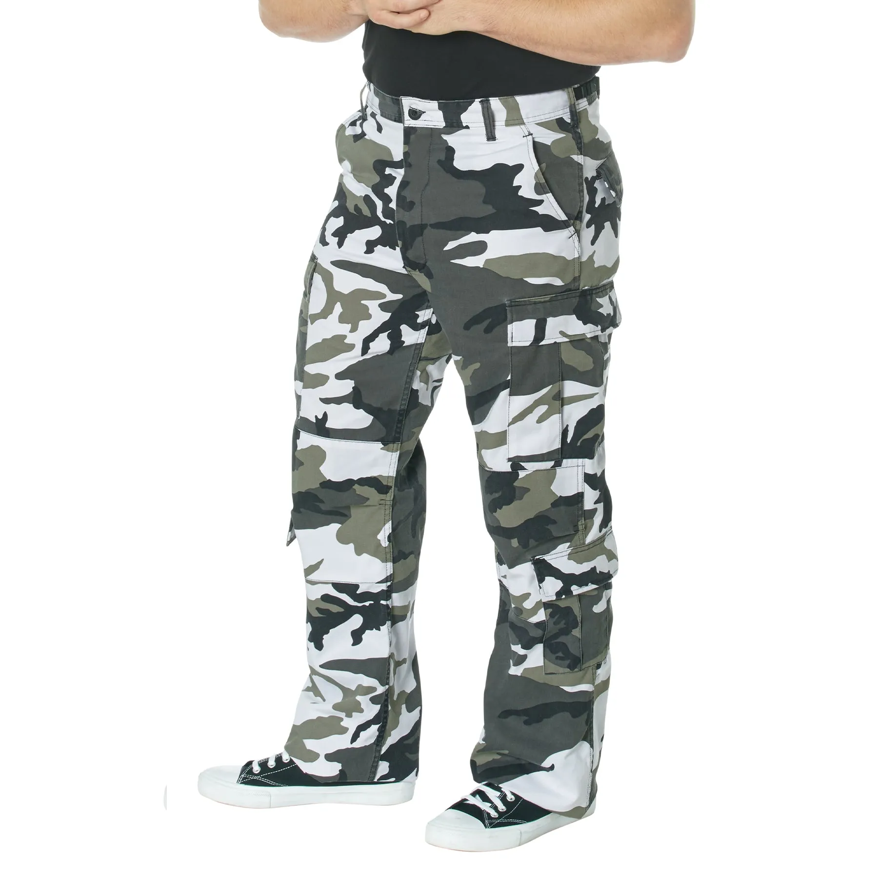 [Vintage Paratrooper] Camo Cargo Fatigue BDU Pants