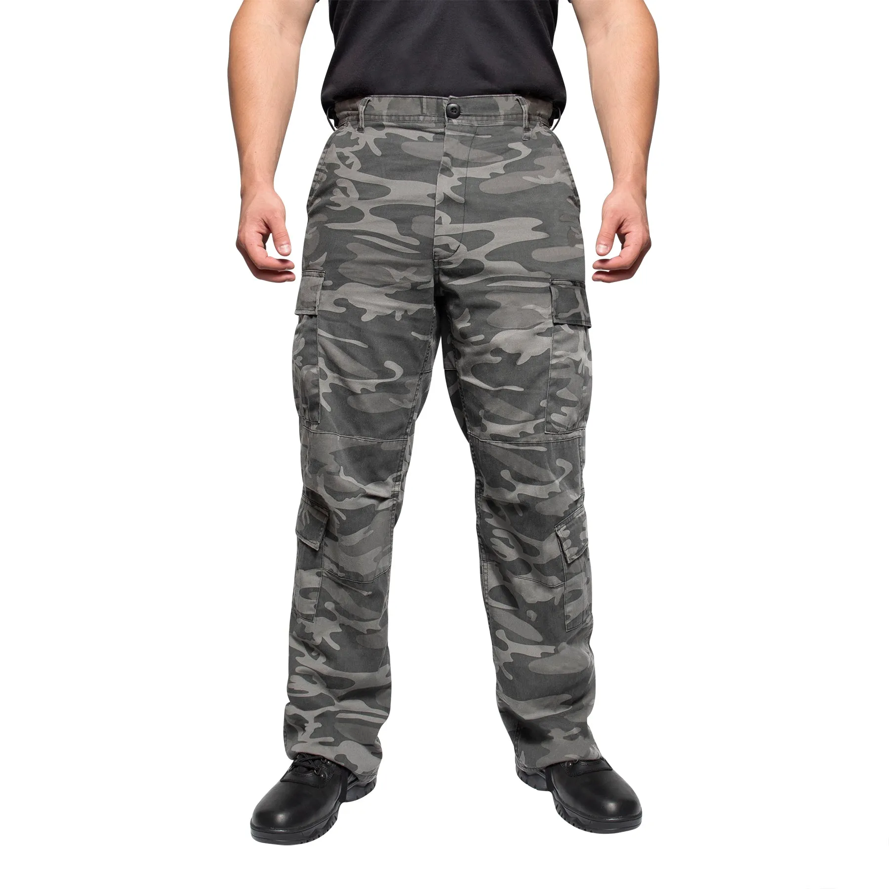 [Vintage Paratrooper] Camo Cargo Fatigue BDU Pants