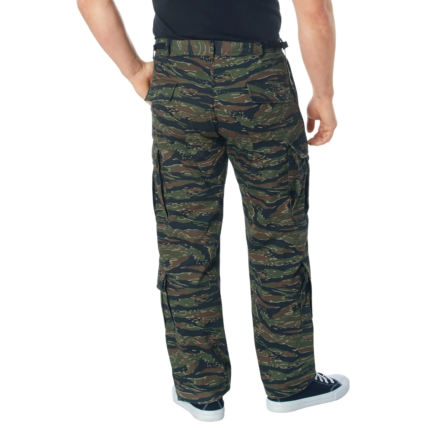 [Vintage Paratrooper] Camo Cargo Fatigue BDU Pants