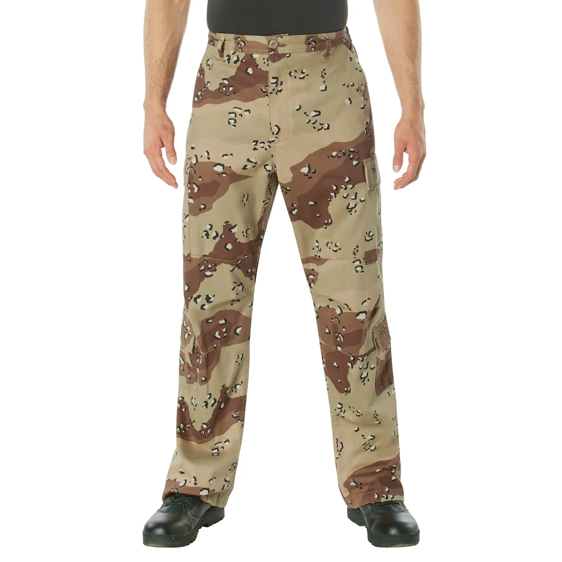 [Vintage Paratrooper] Camo Cargo Fatigue BDU Pants