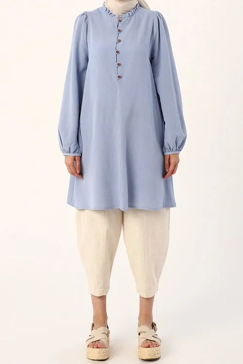 Viscose-Linen Tunic