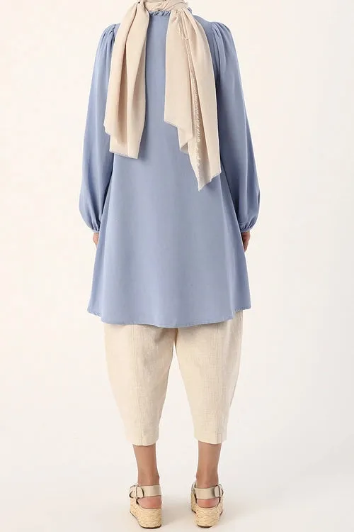 Viscose-Linen Tunic