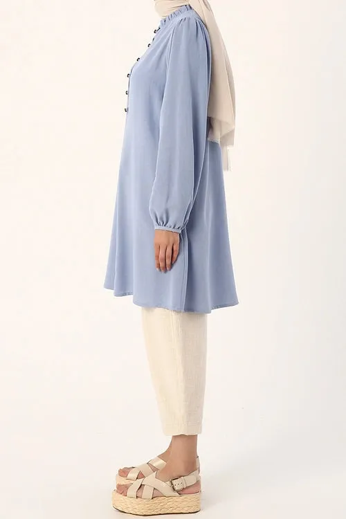 Viscose-Linen Tunic