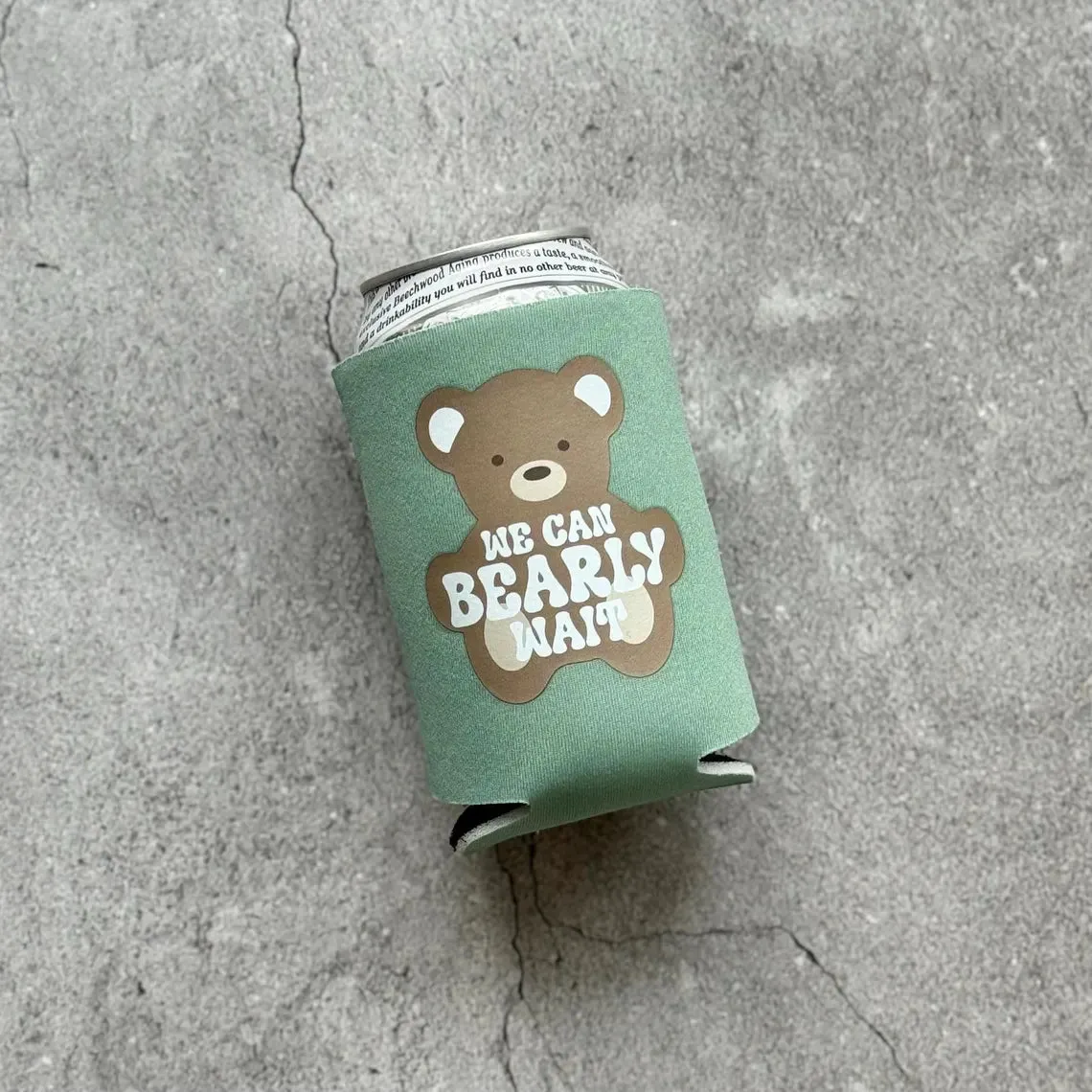 We Can Bearly Wait Baby Shower Can Coolers Teddy Bear Theme