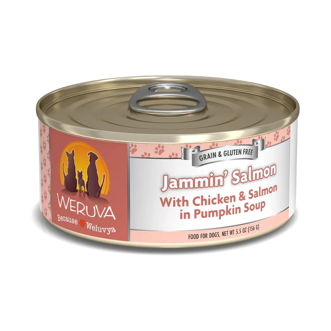 Weruva Classic Jammin' Salmon with Chicken Dog Wet Food