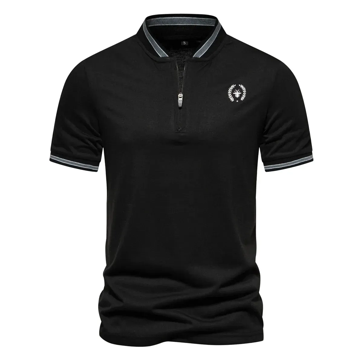 West Louis™ Summer Half Open Neck Polo Shirts