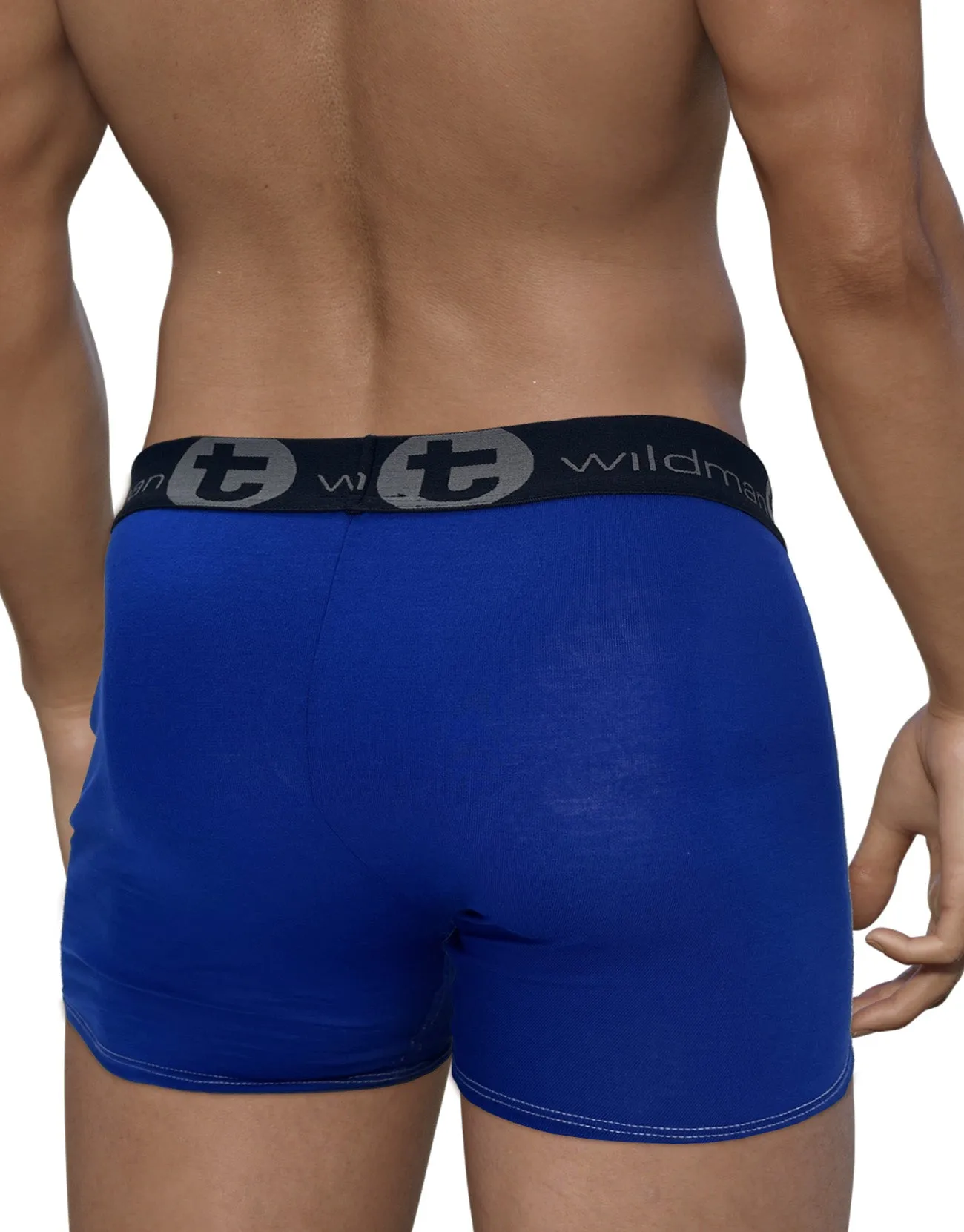 WildmanT Modal Monster Cock 5" Inseam Boxer Brief Royal Blue