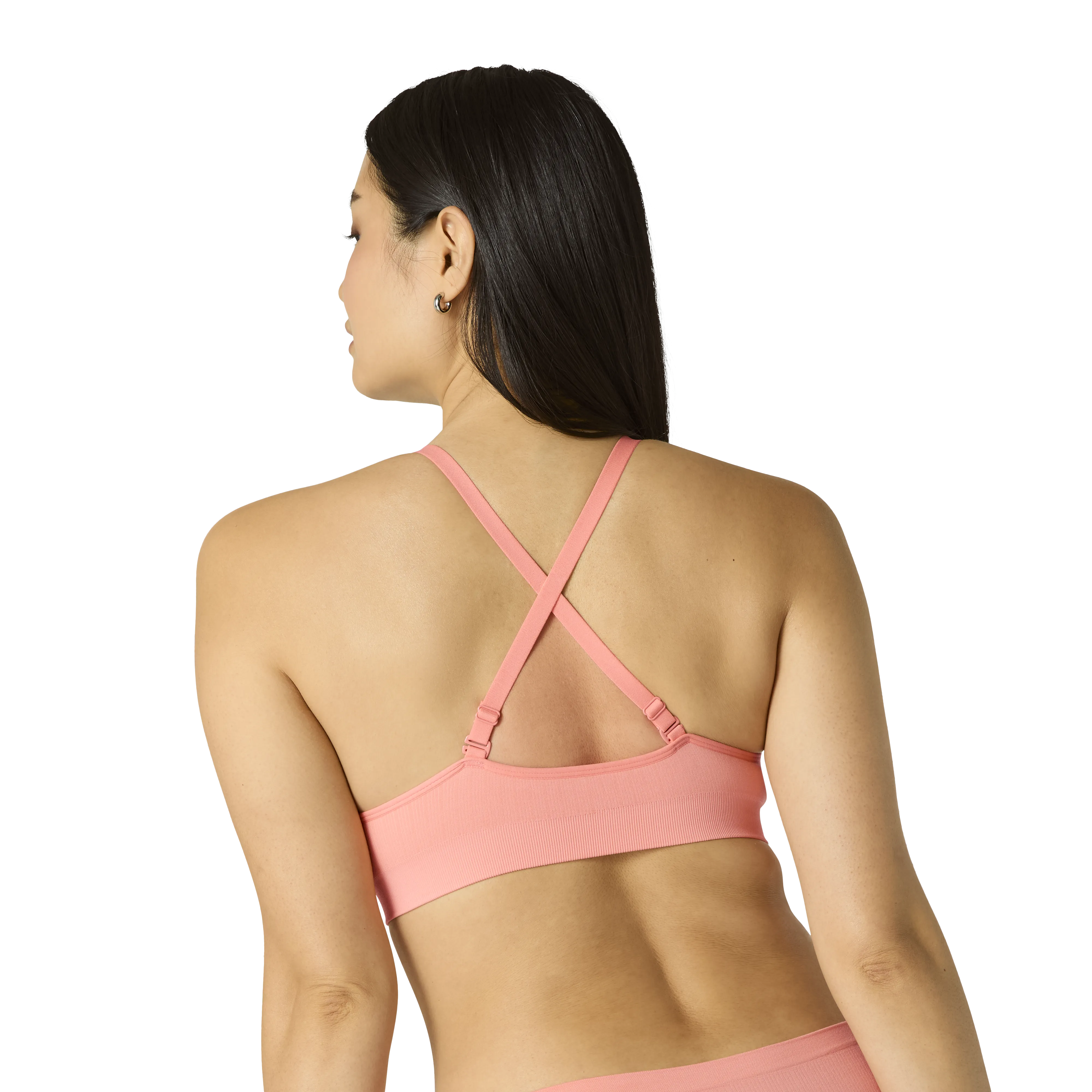 Women's Seamless Triangle Bralette   Thong