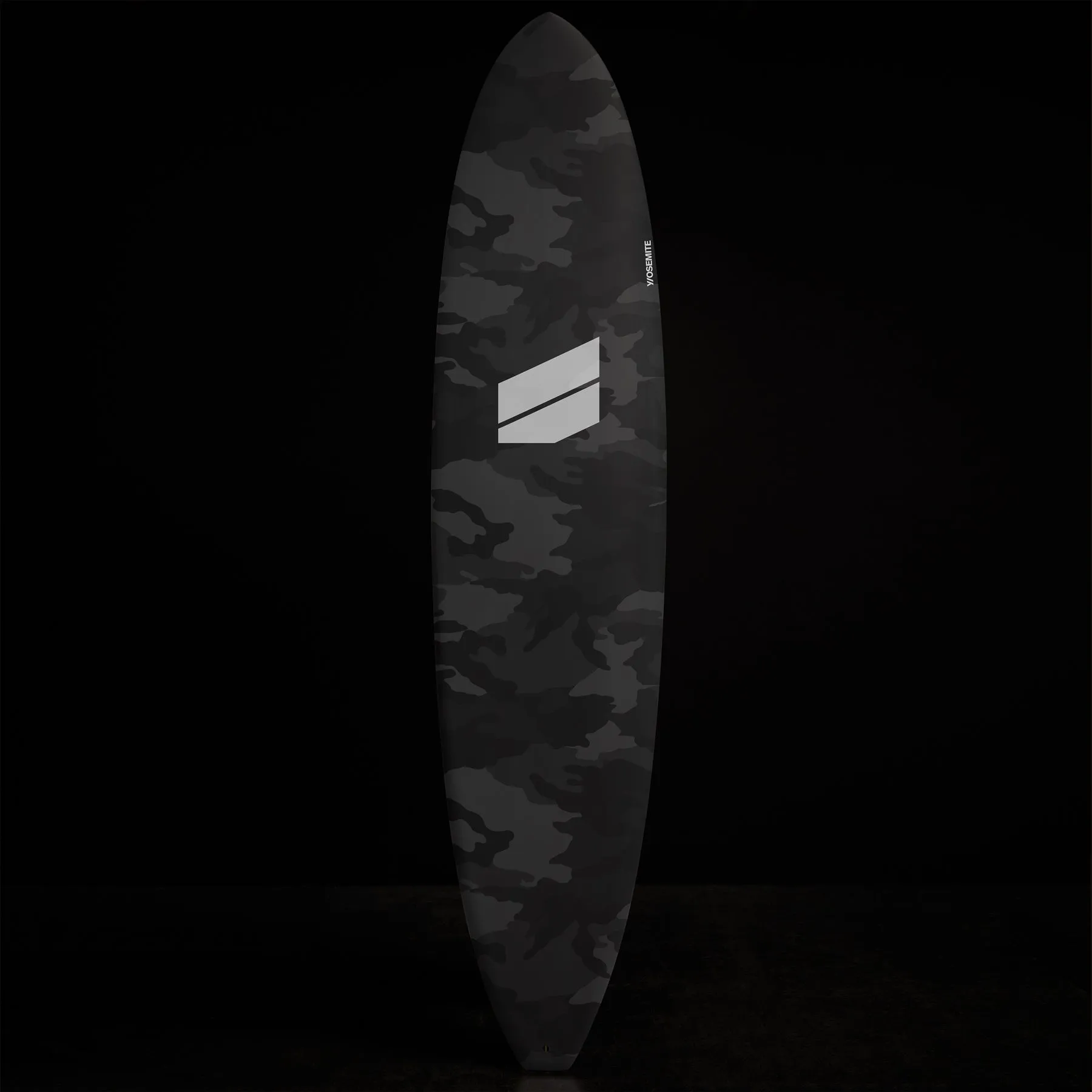 Y/OSEMITE Camo Longboard  7'10" - Charcoal Camo