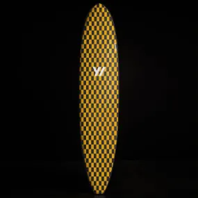 Y/OSEMITE  Checkered Longboard 7'10" - Black/Crocus