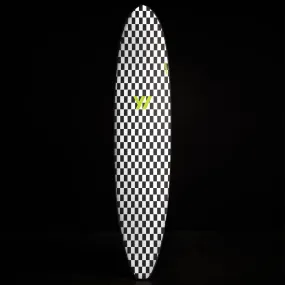 Y/OSEMITE  Checkered Longboard 7'10" - Black/White