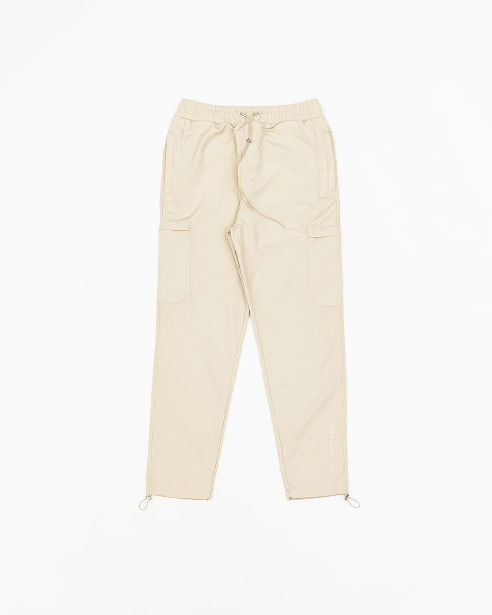 Zip Cargo Pant - Cream