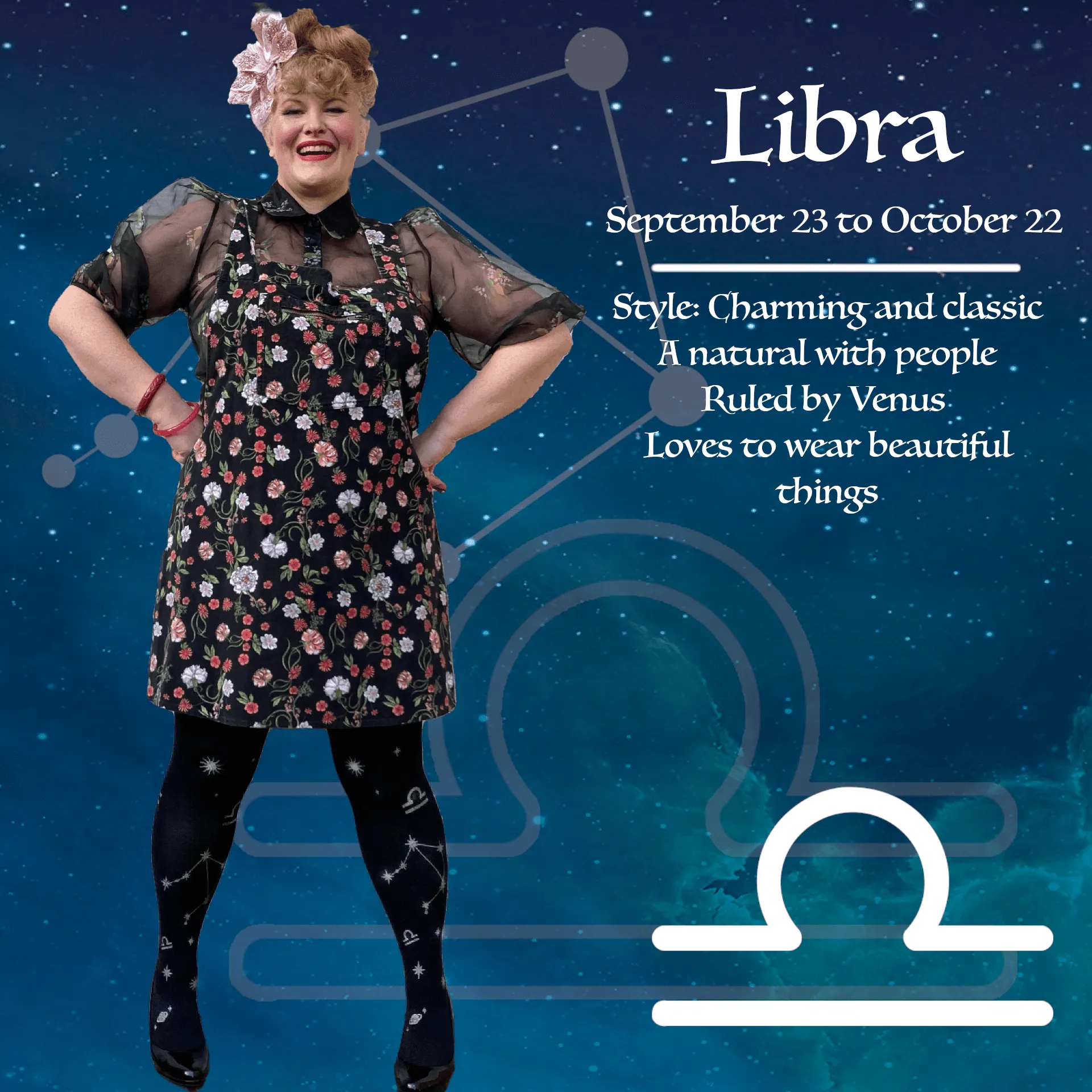 Zodiac Strumpfhosen - Libra